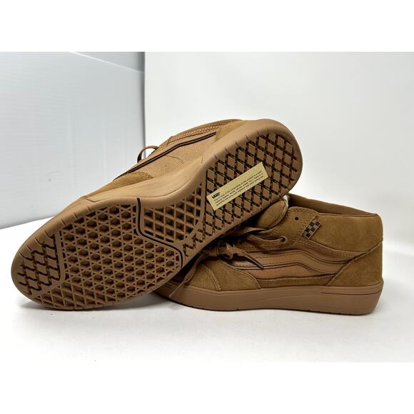 VANS Mens Zahba Skateboarding Performance Mid Shoes Size 11.5 Refined Fit Suede - Picture 8 of 8